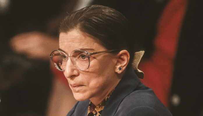ruth bader ginsburg by rob crandall / shutterstock.com